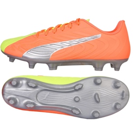 Buty piłkarskie Puma One 20.4 Osg FG/AG M 105966 01 wielokolorowe pomarańczowe