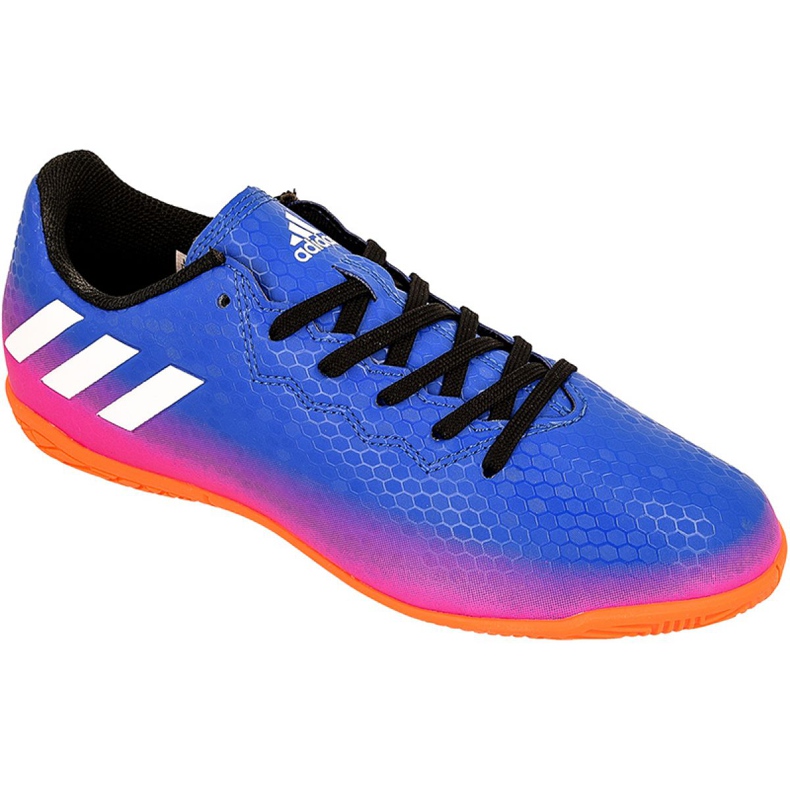 Buty halowe adidas Messi 16.4 In Jr BB5657 niebieskie niebieskie
