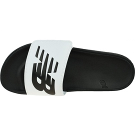 4F Klapki New Balance M SMA200W1 białe czarne