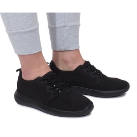 Sportowe obuwie do biegania F368-1 Czarny czarne