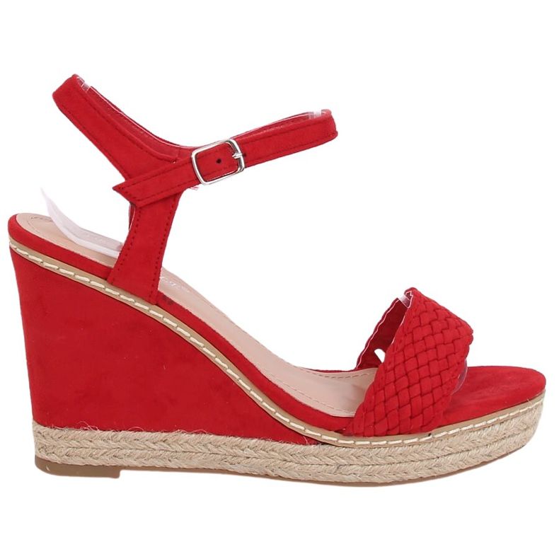 Espadryle na koturnie czerwone 100-937SC-1 Red Ii Gatunek