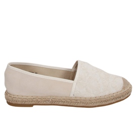 Espadryle damskie beżowe BB29 Beige Ii Gatunek beżowy