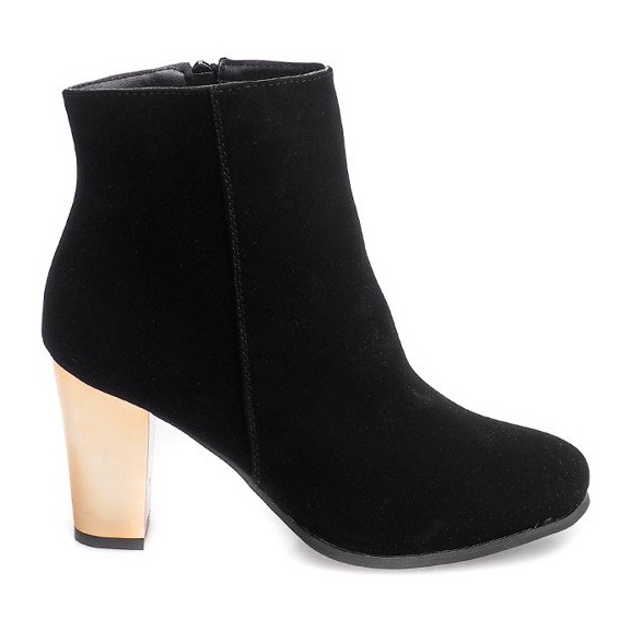 Botki Na Słupku B2908 Czarny czarne