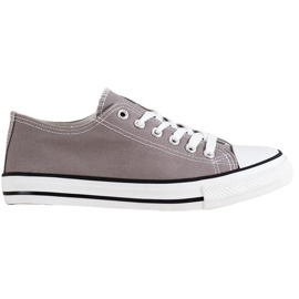 SHELOVET Szare Trampki