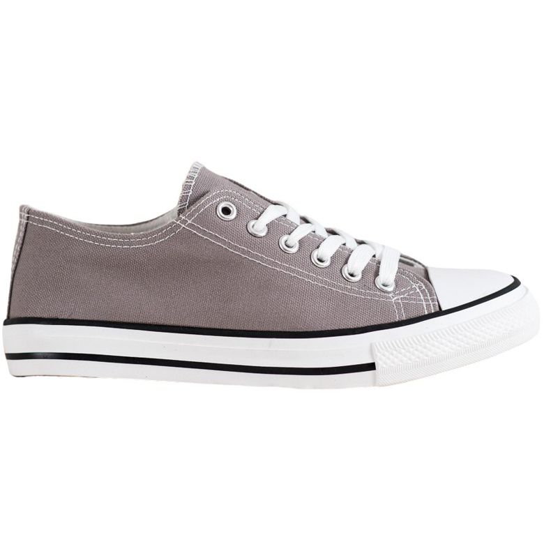 SHELOVET Szare Trampki