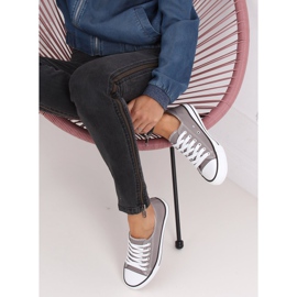 Trampki damskie klasyczne szare JD05P Grey