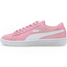 Buty Puma Smash v2 L Jr 365170 24 czarne różowe