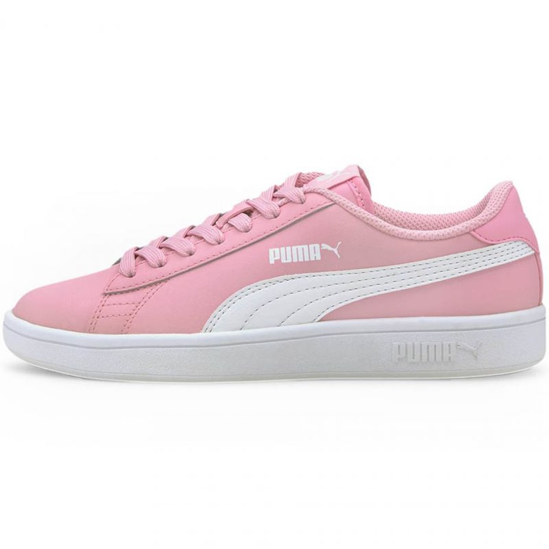Buty Puma Smash v2 L Jr 365170 24 czarne różowe