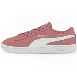 Buty Puma Smash v2 Buck Jr 365182 21 czarne różowe