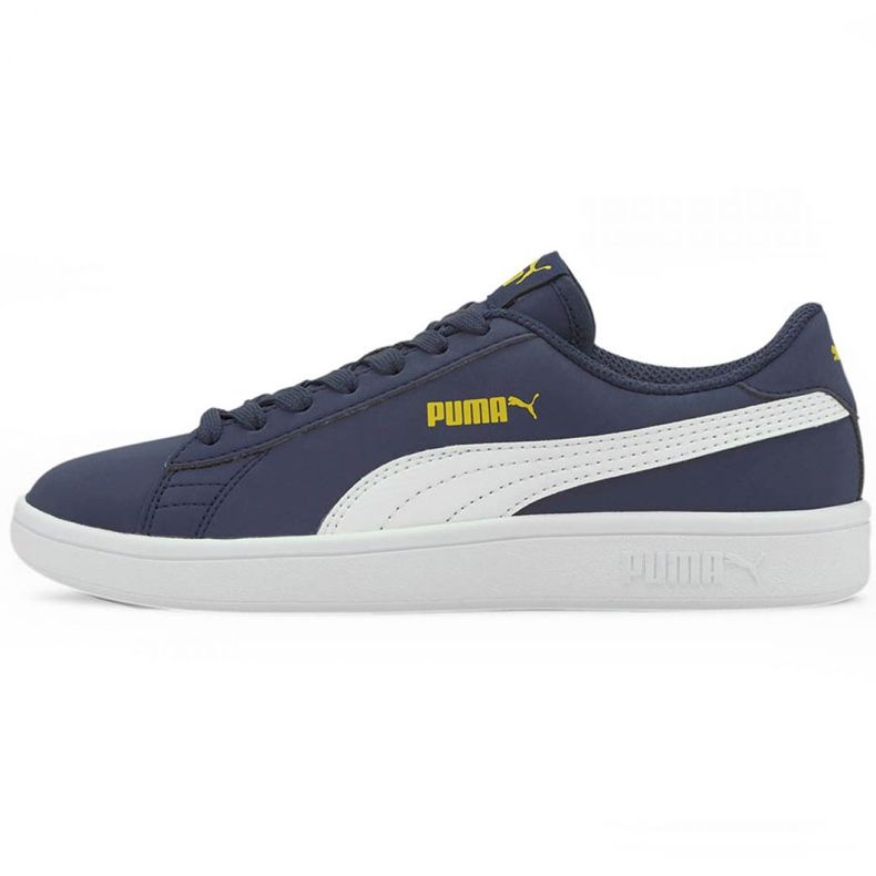 Buty Puma Smash v2 Buck Jr 365182 22 czarne granatowe