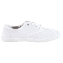 SHELOVET Lekkie Białe Trampki