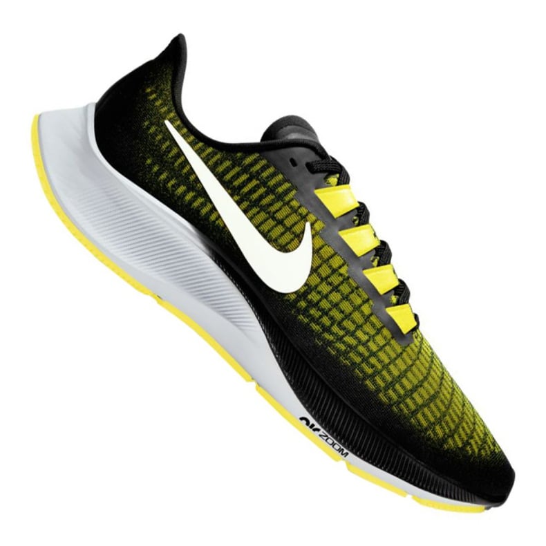 Buty biegowe Nike Air Zoom Pegasus 37 M BQ9646-007 czarne żółte