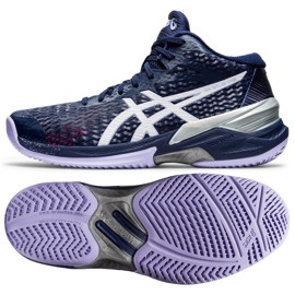 Buty siatkarskie Asics Sky Elite Ff Mt W 1052A023-400 grafitowy, granatowy błękity i granat