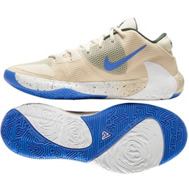 Buty do koszykówki Nike Zoom Freak 1 M BQ5422-200 czarny, beżowy/kremowy beżowy