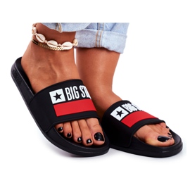 Klapki Damskie Big Star Klasyk Czarne GG274A045