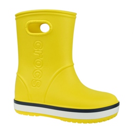 Kalosze Crocs Crocband Rain Boot Kids 205827-734 czerwone żółte