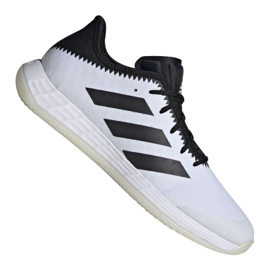 Buty halowe adidas Adizero FastCourt M FU8386 wielokolorowe białe