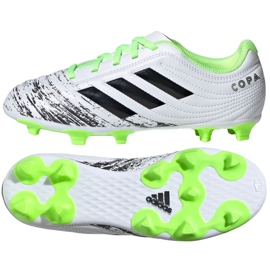 Buty piłkarskie adidas Copa 20.4 Fg Jr EF1917 wielokolorowe białe