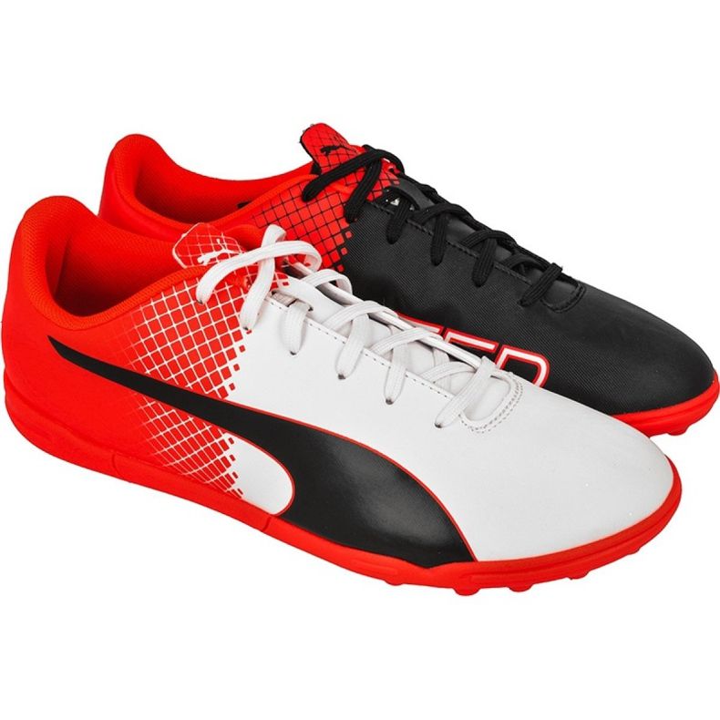 Buty piłkarskie Puma evoSPEED 5.5 Tricks Tt M 10359103 wielokolorowe czerwone