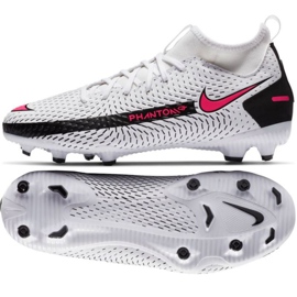 Buty piłkarskie Nike Phantom Gt Academy Df FG/MG Jr CW6694-160 wielokolorowe białe