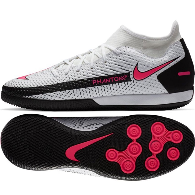Buty halowe Nike Phantom Gt Academy Df Ic M CW6668-160 białe białe