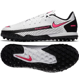 Buty piłkarskie Nike Phantom Gt Academy Tf Jr CK8484-160 wielokolorowe białe