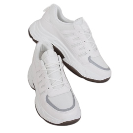 Buty sportowe damskie białe BH-001 White