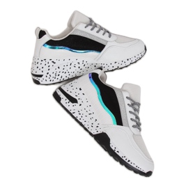 Buty sportowe damskie białe C-3151 Black