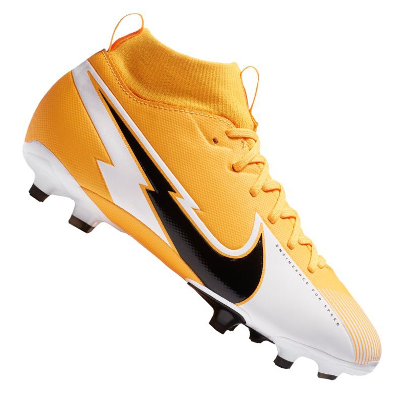 Buty piłkarskie Nike Superfly 7 Academy Mg Jr AT8120-801 wielokolorowe pomarańcze i czerwienie