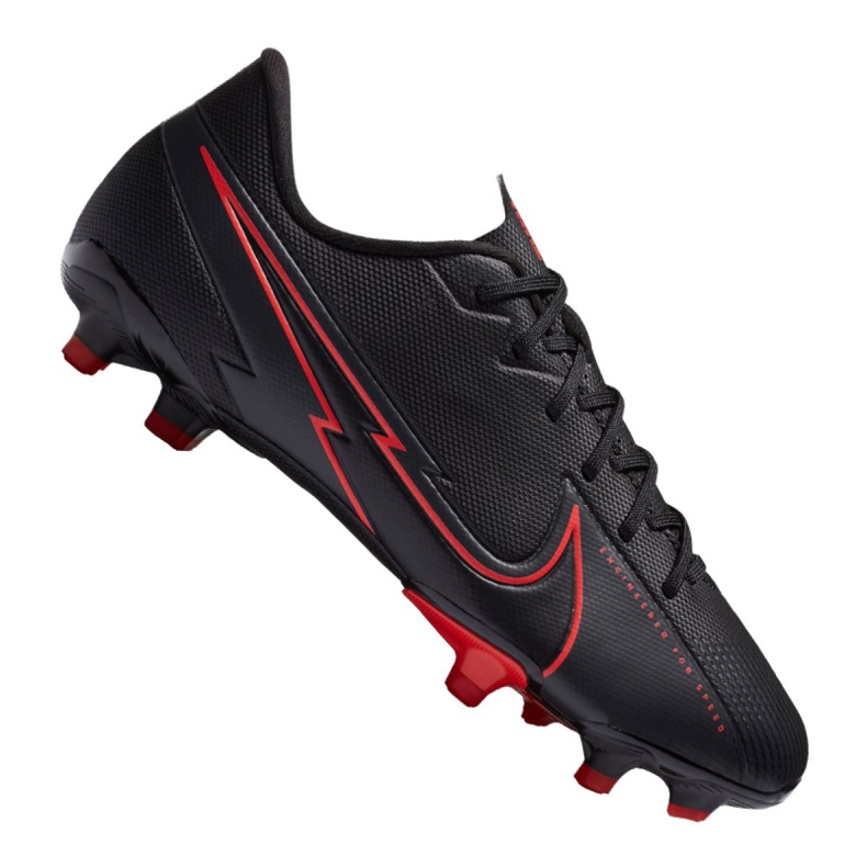 Buty piłkarskie Nike Vapor 13 Academy Mg Jr AT8123-060 czarne czarne