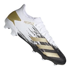 Buty piłkarskie adidas Predator 20.3 L Fg M FW9197 biały, złoty białe