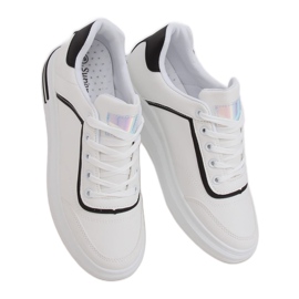 Trampki damskie białe 1239-Y Black czarne