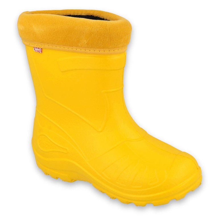 Befado obuwie dziecięce kalosz- żółty 162P107 żółte