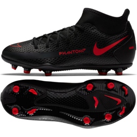 Buty piłkarskie Nike Phantom Gt Club Df FG/MG Jr CW6727-060 wielokolorowe czarne