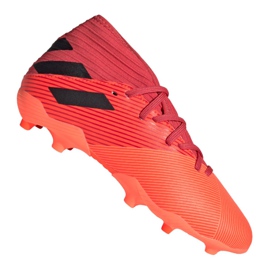 Buty piłkarskie adidas Nemeziz 19.3 Fg Jr EH0492 czerwone czerwone