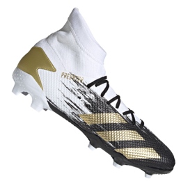 Buty piłkarskie adidas Predator 20.3 Fg M FW9196 czarny, biały, czarny, złoty białe