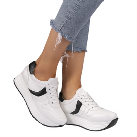 Białe obuwie sportowe sneakersy BK-20