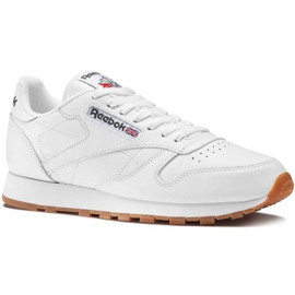 Buty męskie Reebok Cl Lthr białe 49799