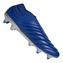 Buty piłkarskie adidas Copa 20+ Sg M EH1135 niebieskie wielokolorowe