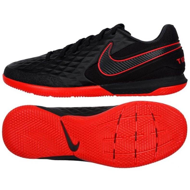 Buty halowe Nike React Tiempo Legend 8 Pro Ic M AT6134-060 wielokolorowe czarne