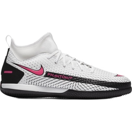 Buty halowe Nike Phantom Gt Academy Df In Jr CW6693-160 białe białe