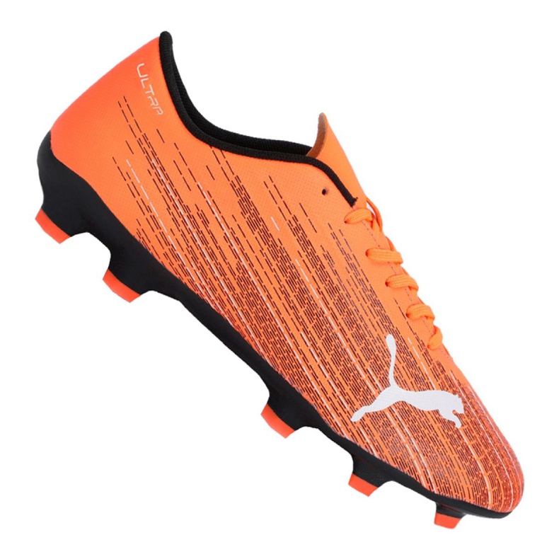 Buty piłkarskie Puma Ultra 4.1 Fg / Ag M 106092-01 pomarańczowe wielokolorowe
