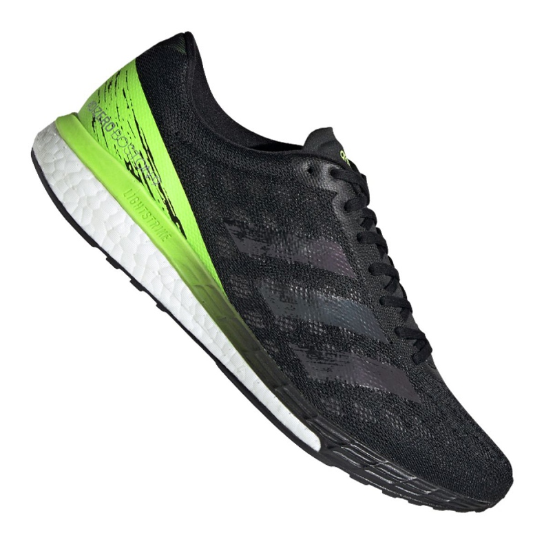 Buty biegowe adidas Adizero Boston 9 m M EG4657 czarne zielone