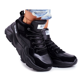 Damskie Sportowe Buty Big Star Czarne GG274644