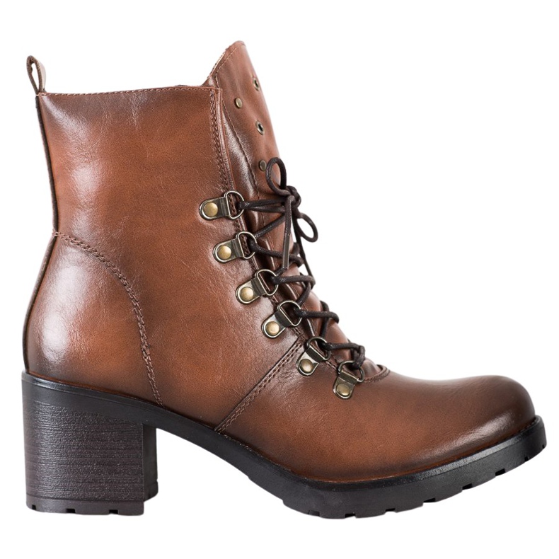 Workery Na Słupku VINCEZA brązowe