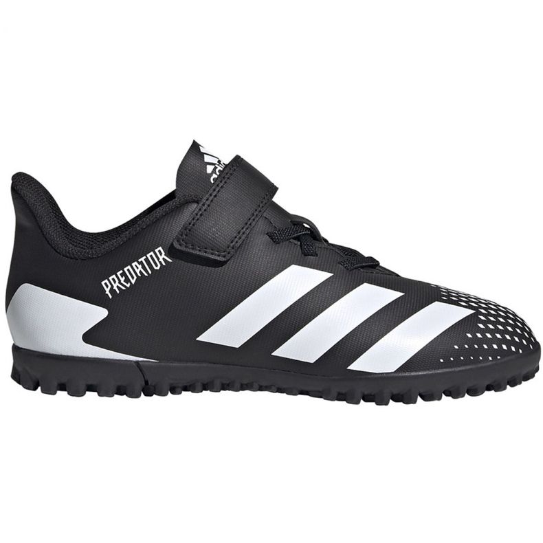 Buty piłkarskie adidas Predator 20.4 H&L Tf Jr FW9225 białe czarne