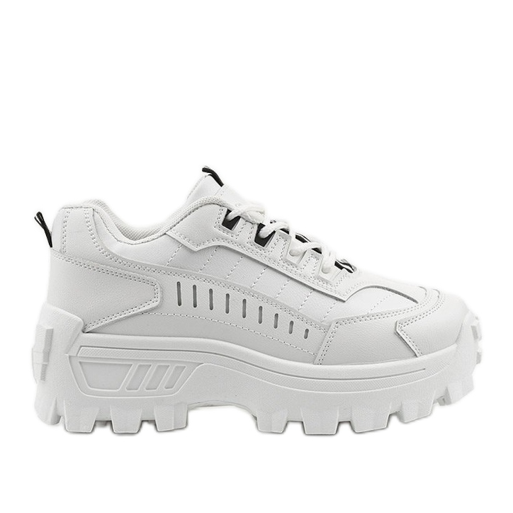 Białe modne obuwie sportowe Pereipheme