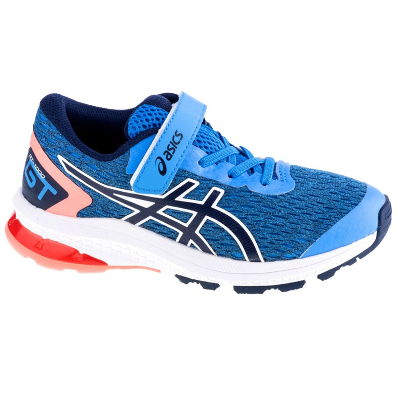 Buty Asics GT-1000 9 Ps Jr 1014A151-401 czarne niebieskie