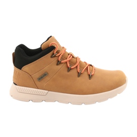 Big Star Trekkingi męskie sportowe camel GG174214 czarne