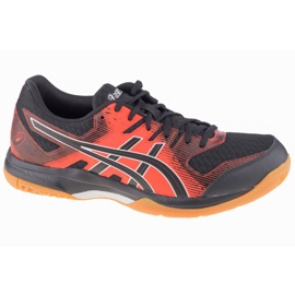 Buty Asics Gel-Rocket 9 M 1071A030-003 czarne pomarańczowe